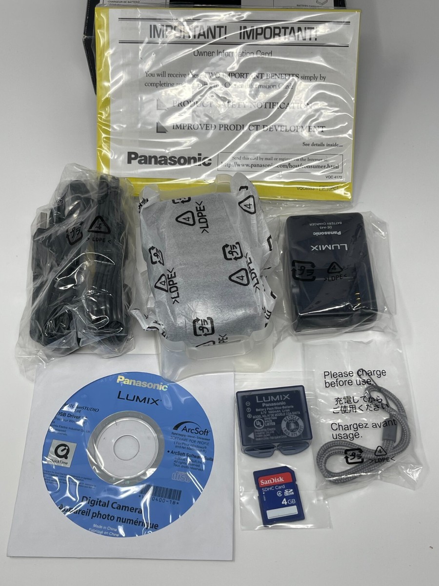 Panasonic LUMIX DMC-TZ5 9.1MP Digital Camera 10x Image