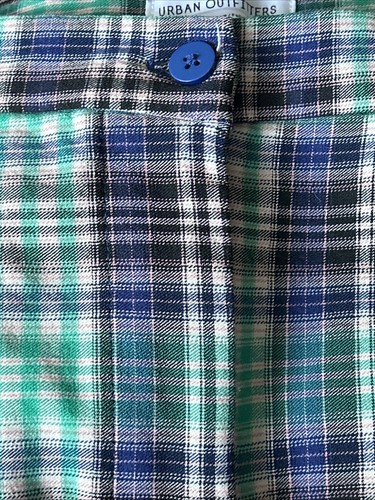 URBAN OUTFITTERS Lola Kick Flare Plaid Crop Pant Size 6 Preppy Academia - Picture 5 of 15