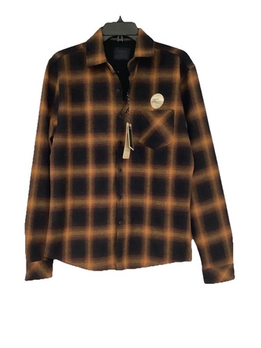 Nomad Men’s Button Up Shirt Jacket Brown Size Small NWTS