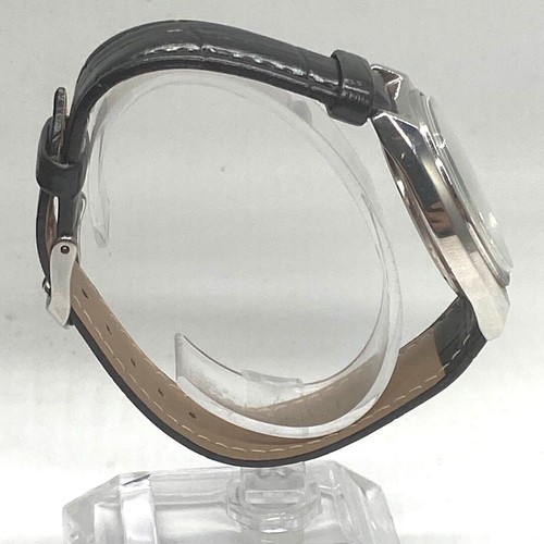 PIAGET Day Date Green Dial Manual Watch Black Leather Mens 36mm wrist watch - Picture 6 of 9