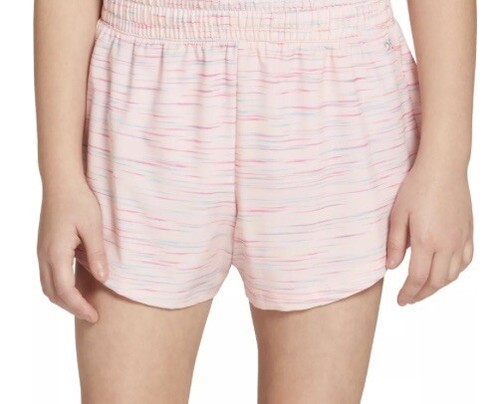 DSG Youth Mid Rise Stride Run WorkoutShorts Size XL (16)Multi Color Pink-#104141 - Picture 10 of 12
