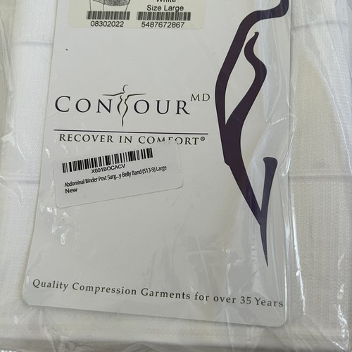 ContourMD Abdominal Binder Compression Wrap Postpartum Belly Band S13-9 Size L - Picture 2 of 3