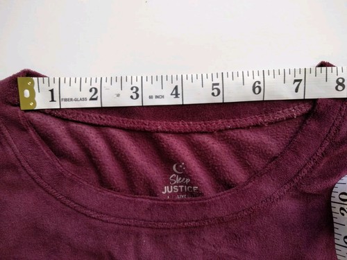 Justice Girls Pajamas Size 10 Two Piece Fleece Feeling Snuggle Season Cute EUC - Picture 10 of 24