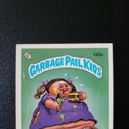 1986 Garbage Pail Kids 122a BROAD MAUD Series 3 Original GPK STICKER - Picture 2 of 9