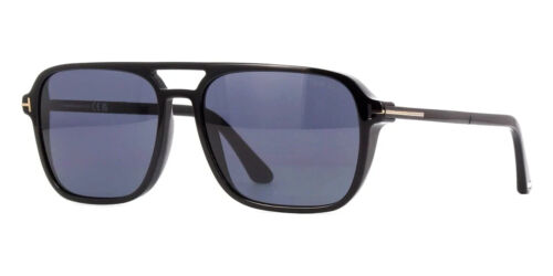 Tom Ford Crosby TF910 01A schwarze Pilotenbrille Kunststoffgestell 59-16-140 sd* - Bild 2 von 3