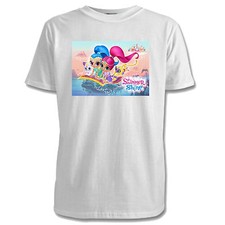 Shimmer And Shine Childrens T-Shirts - 4 Designs / 7 Colours / Sizes 1-15 Yrs