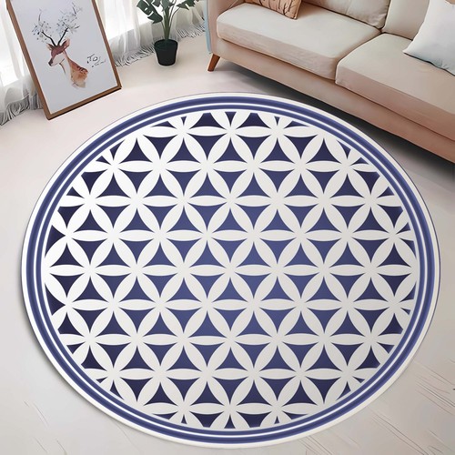Flower Of Life, Sacred Geometry Mat, Mandala Rug, Minimalist Yoga Mat - Picture 2 of 12
