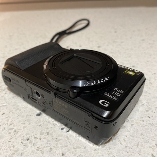 SONY DSC-HX20V Cyber-Shot Digital Camera -Black -Made In Japan w/genuine Battery - Picture 8 of 12