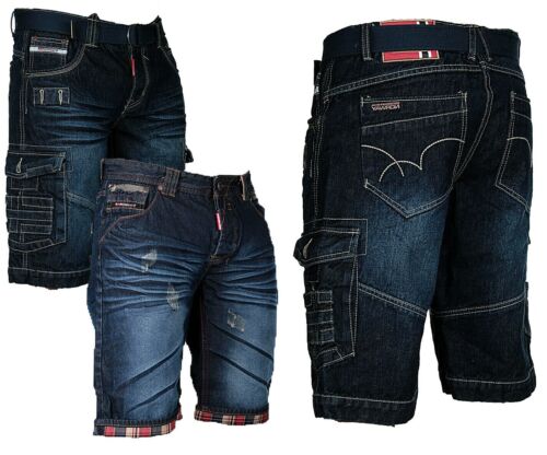 Short cargo Geographical Norway homme pantalon court bermudes longueur genou jeans short  - Photo 1/13