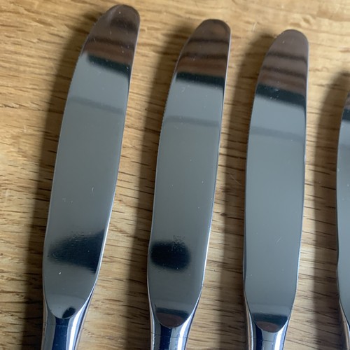 WMF Cromargan 6 kleine Obstmesser Buttermesser verschiedene Längen bitte beacht - Bild 2 von 11