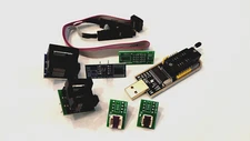 CH341A BIOS USB Programmer module + adapters SOP8 SOP16 QFN8 WSON8 DIP8