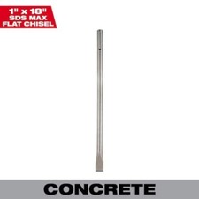 Sds Max Steel Flat Chisel | New Stock Made Usa Inch Bit 1 In. X 18 In