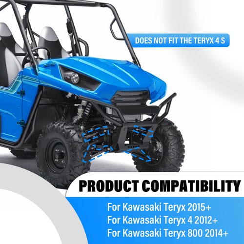4 PCS For Kawasaki Teryx 2012+ High Clearance Front A Arms Set #AA-K-TRX4-HC-02 - Picture 2 of 22