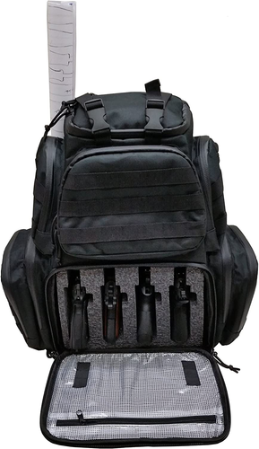Tactical Range Backpack Bag Gun Firearm Accessories Shooting Ammo Pistol Case - Picture 4 of 12