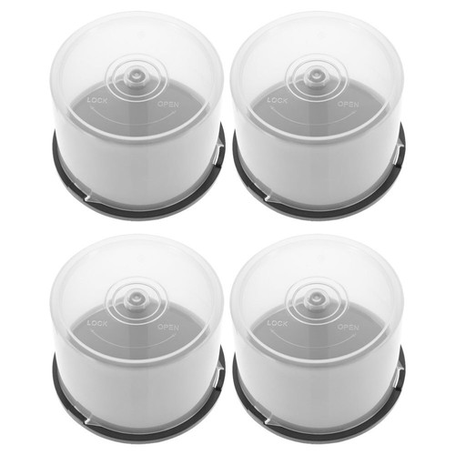 4 Pcs Contenitore Per CD Custodie Porta Organizzatore Custodia Dvd - Photo 3/12