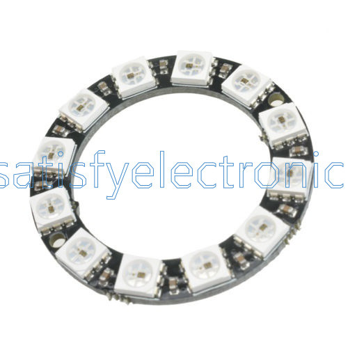 RGB LED Ring 12 Bit WS2812 5050 RGB LED + Integrated Driver Module For Arduino F - Picture 2 of 4