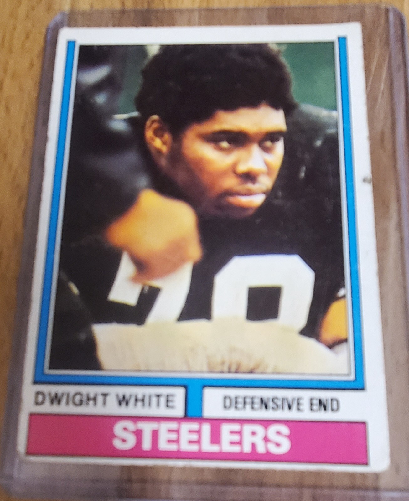1974 Topps Dwight White Pittsburgh Steelers #246