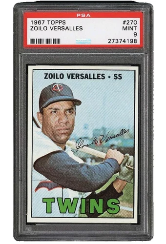 Zoilo Versalles Original Baseball Sports Trading Cards & Accessories