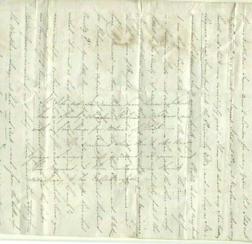 GB London KING'S BENCH PRISON Historic Cross-Written Letter 1827 Cover Brighton - Picture 6 of 7