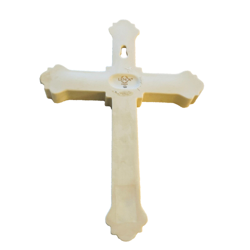 Lenox Treasures Collection Cruz Lirio Pared Crucifijo Adornado Marfil De Colección Pascua - Imagen 7 de 8