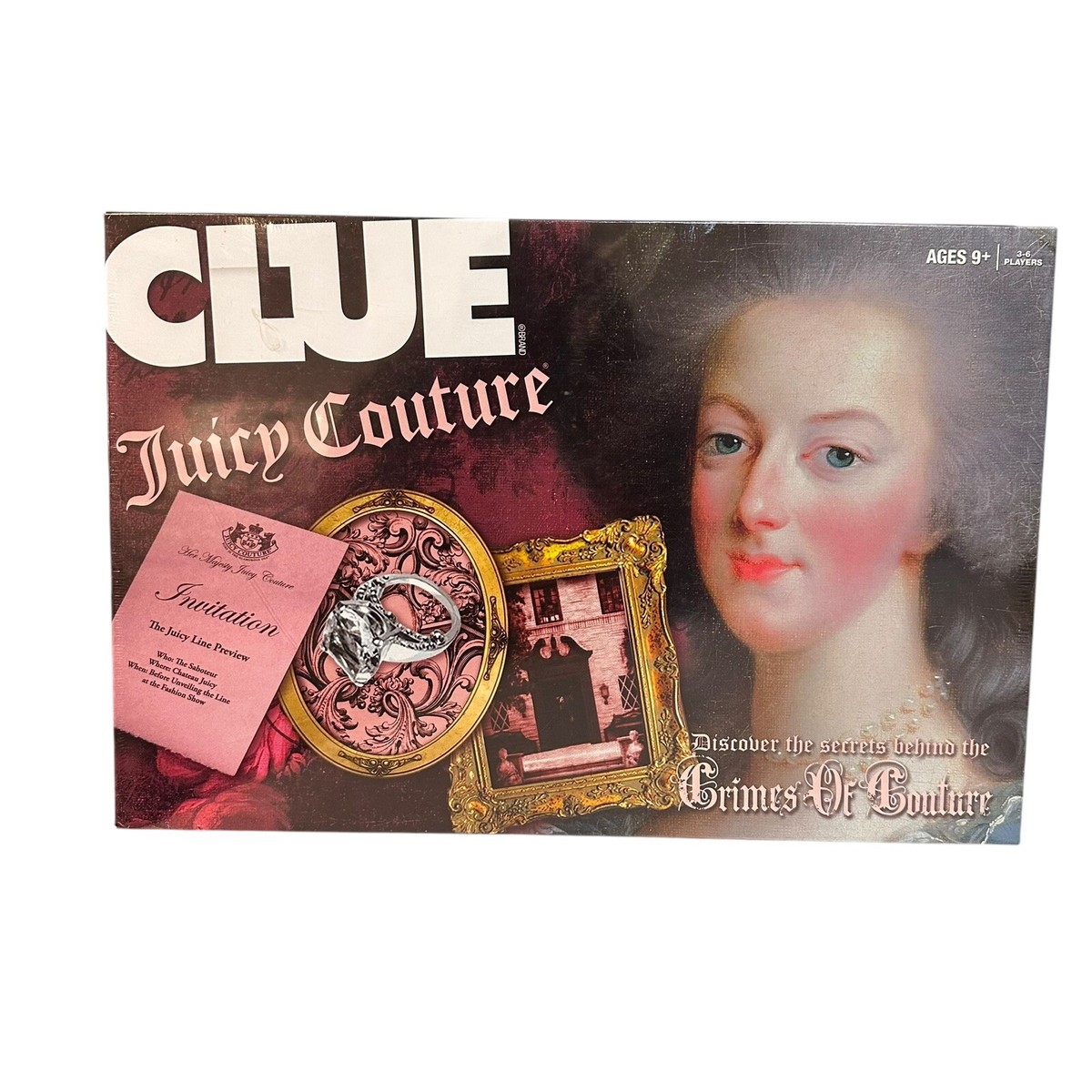 Clue Juicy Couture Crimes Board Game Hasbro 2009 Limited Edition