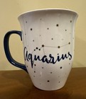 House Blend Mug Co. Ceramic Aquarius Sign 16 Oz Mug Horoscope Astrology New