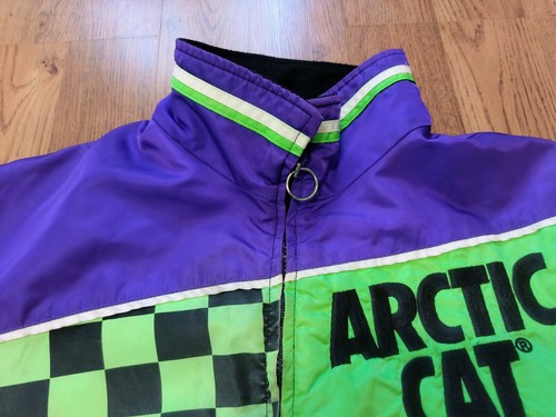 VINTAGE TEAM ARCTIC CAT RACING JACKET W/ INNER LINER JACKET Size XL - Picture 4 of 17