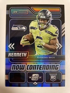 Kenneth Walker 2022 Panini Contenders Optic Now Contending Rookie Case Hit Prizm