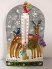 Christmas Reindeer Thermometer Happy Winter By Tricia Santry Gift Idea NIB