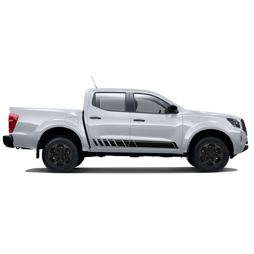 Side lower stripes graphic stickers decal compatible with Nissan Navara - Bild 15 von 15