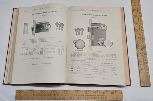 EAGLE LOCK CO - Illustrated Catalogue - VOL No 52 - © 1938 - LOCKS/LATCHES/KEYS - Picture 10 of 20