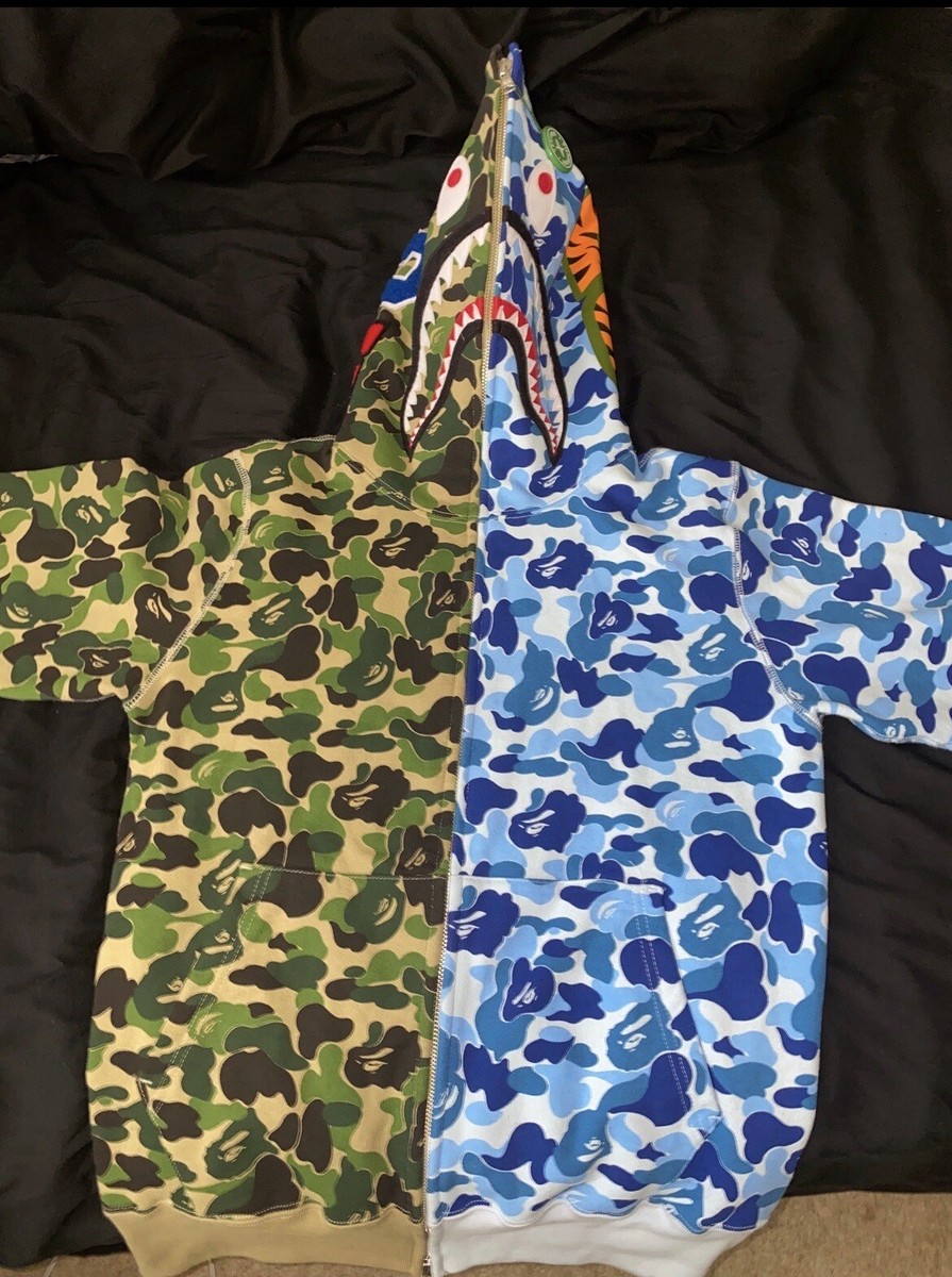 bape abc camo shark full zip hoodie Two Tone | eBay bape abc camo shark full zip hoodie Two Tone | eBay