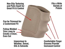 Lyman® Pachmayr® 05126 FDE Gripper™ Universal Slip-On Grip, FREE SHIPPING