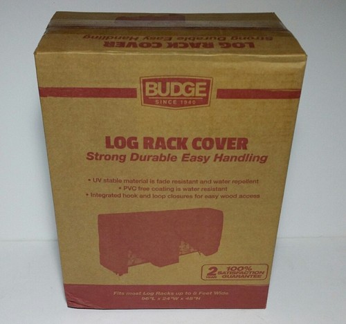 BLACK - Weather Resistant English Garden 8 ft.  Polyester Patio Log Rack Cover - Picture 3 of 12