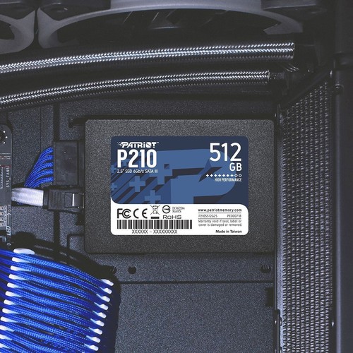 Patriot P210 512GB 2.5" SATA3 6GB/s Internal Solid State Drive For PC/MAC 10PACK - Picture 7 of 10