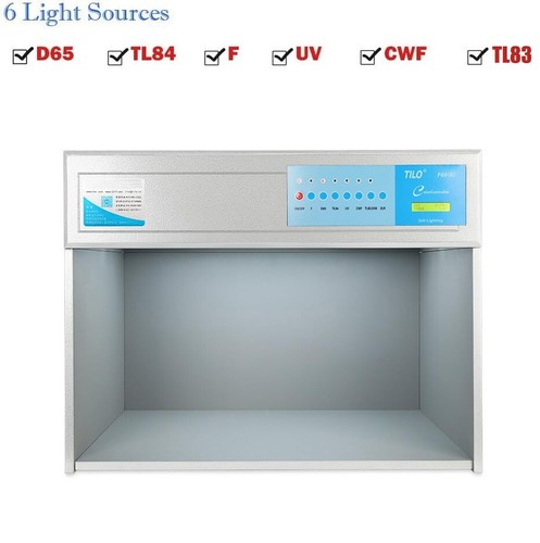 Color Matching Light Box Light Booth With 6 Light Sources D65 TL84 F UV CWF TL83 - Picture 2 of 14