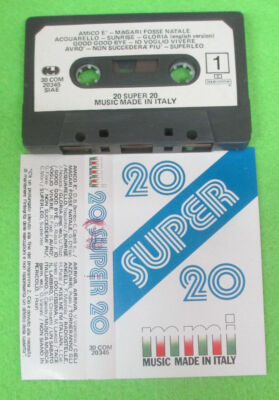 MC Compilation 20 SUPER 20 1983 POOH HEATHER PARIS CAPUTO GIUNI RUSSO no cd lp