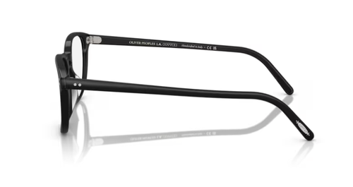 Occhiali da vista uomo Oliver Peoples 0OV5219 Fairmont 1465 nero semi opaco 47 mm ovali - Foto 2 di 6