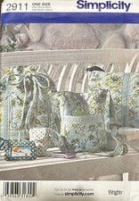 Simplicity 291,Bags,Totes,Backpack,Luggage,Cell Phone Holder,Fabric,Uncut,New,