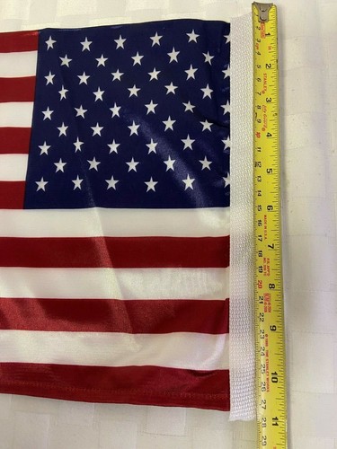 USA American Flag Stars Stripes 12" Boat Motorcycle Car Double Sided Sleeve - Picture 5 of 5