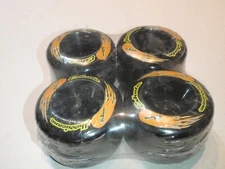 LOT OF 10 PACKS EXKATE 63 mm HURRICANE 76A wheels pack of 4 NIP SKATEBOARD BLACK