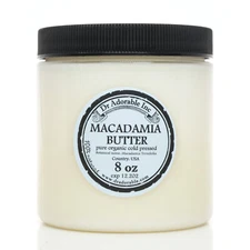 MACADAMIA BUTTER BY DR.ADORABLE 100% PURE ORGANIC COLD PRESSED 2 OZ-UP TO 12LB 