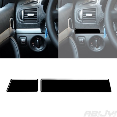 43Pcs Glossy Piano Black Full Interior Kit Cover Trim For Porsche Cayenne - Picture 6 of 20