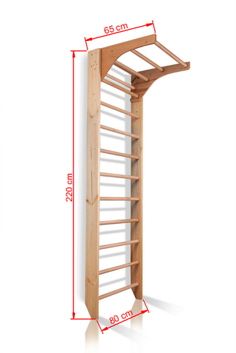 Espaldera de Fitness Espaldera para Gimnasio Escalera Sueca 220*80 - Imagen 2 de 13