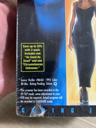Circumstances Unknown & As Good As Dead, Double Feature Screening Cassette, 1995 - Picture 11 of 11