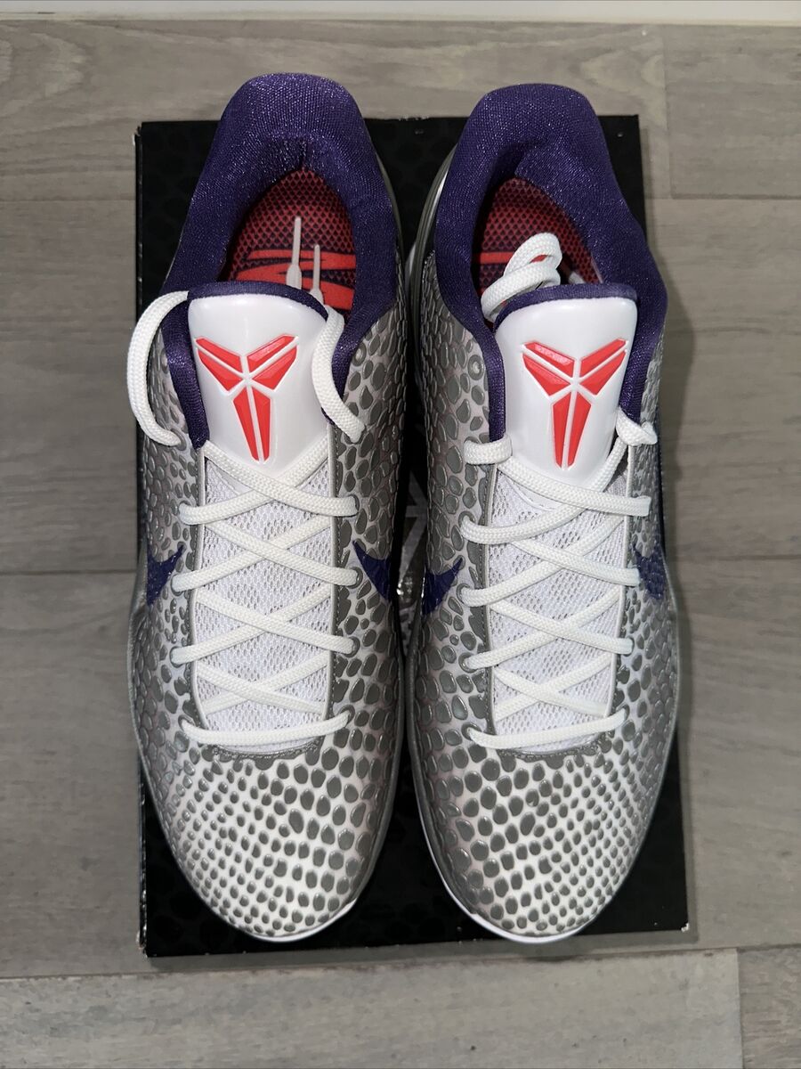 Nike Zoom Kobe VI 6 China 3D 429659 006 Gray White Purple Sz Nike Zoom Kobe VI 6 China 3D 429659 006 Gray White Purple Sz