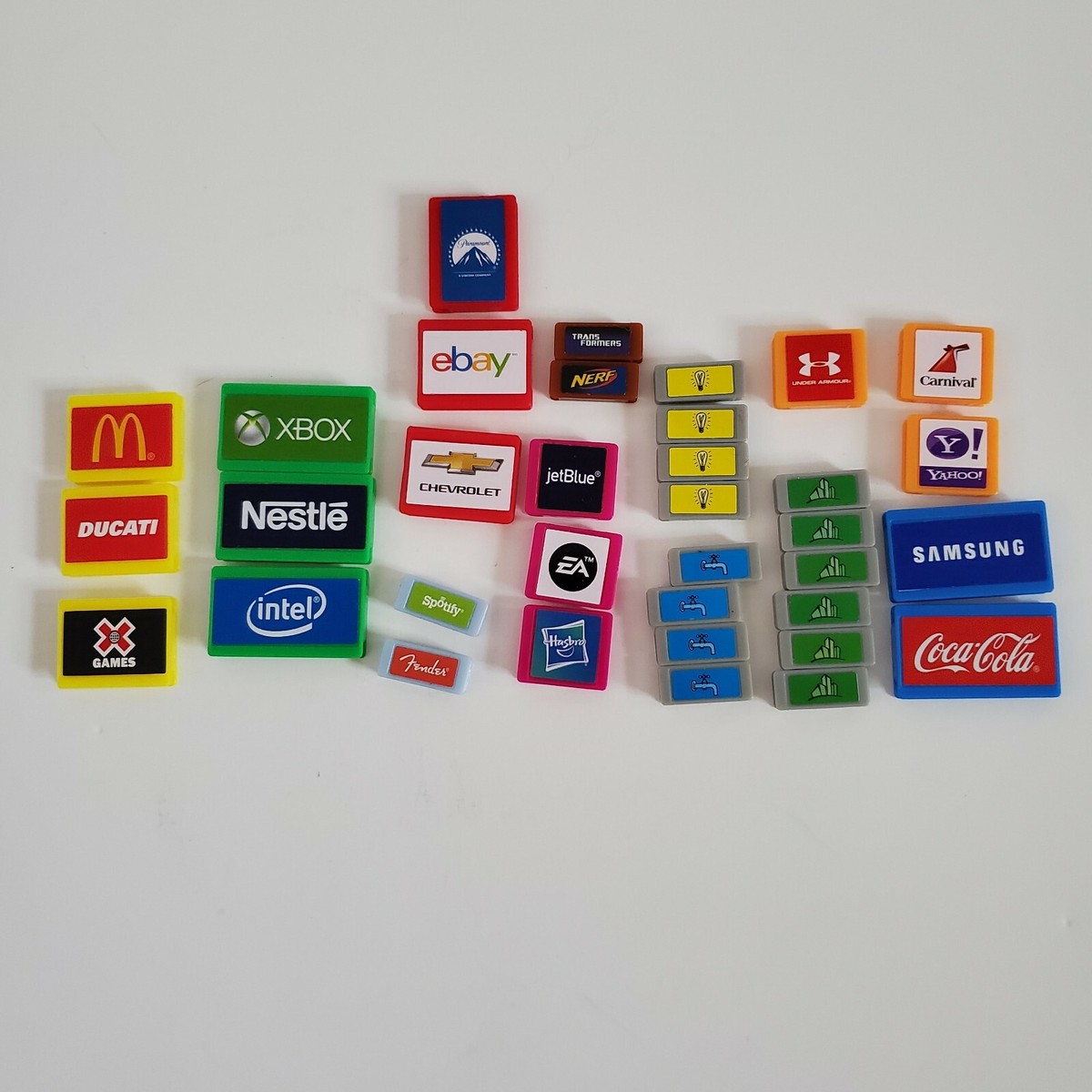 Monopoly Empire Replacement Billboard & Office Tiles Pieces
