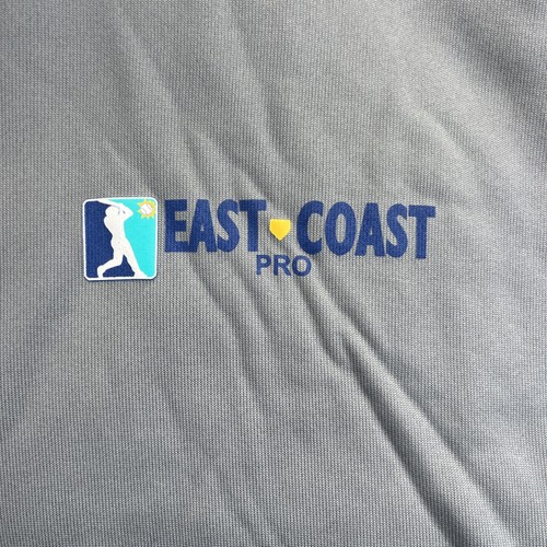 Adidas team 1/4 zip Sweatshirt Mens Gray Fleece Pocket size 2XL East Coast Pro - Picture 3 of 15