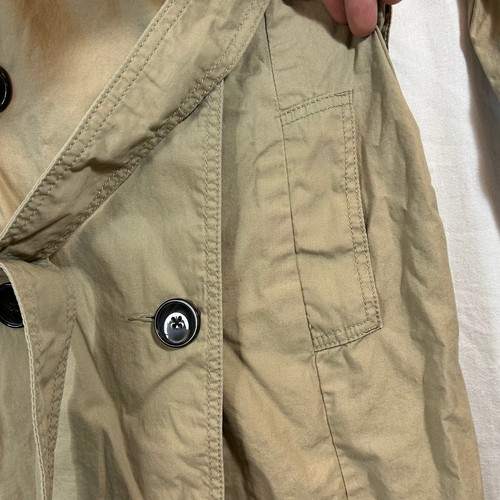 Gap Women's Double Breasted Trench Coat XS Khaki Beige Belted Pockets - Picture 5 of 16