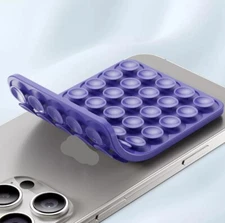 Suction Cup Phone Case Mount Double-Sided Silicone Sticky Phone Stand Holder